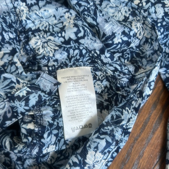 Free People Cotton Printed  Daybreak Blouse - Picture 9 of 10